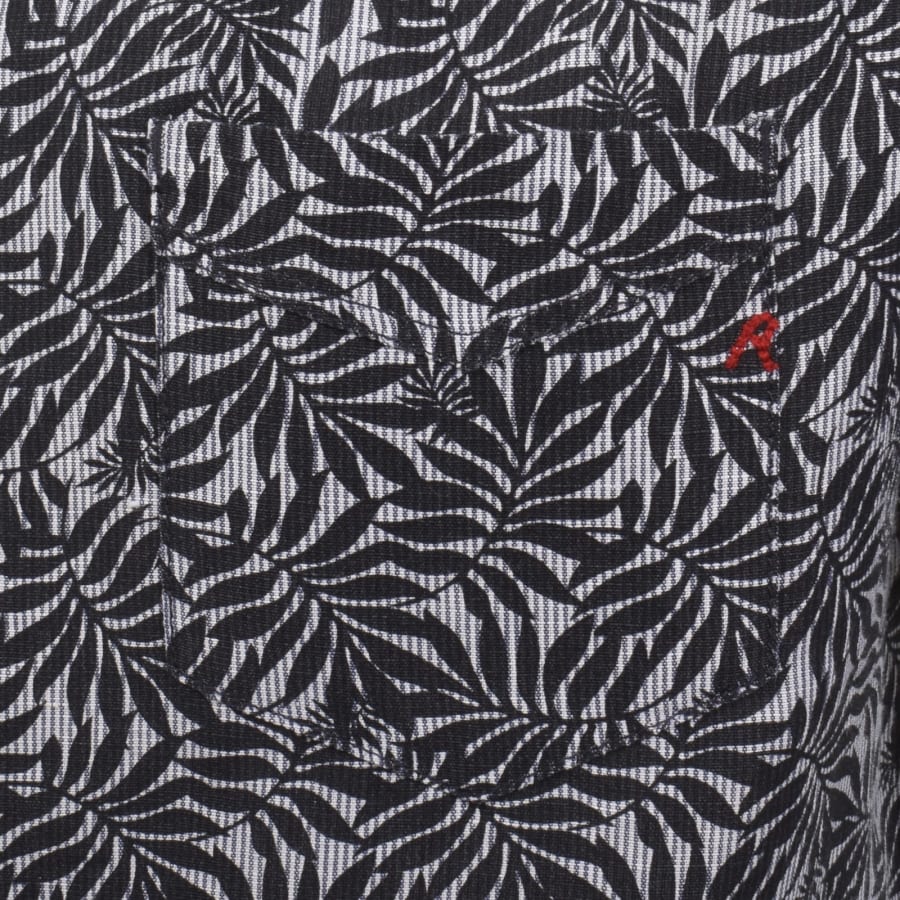 Image number 3 for Replay All Over Print Shirt Blue