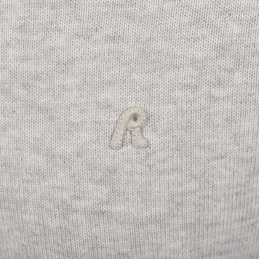 Image number 3 for Replay Crew Neck Knit Jumper Grey