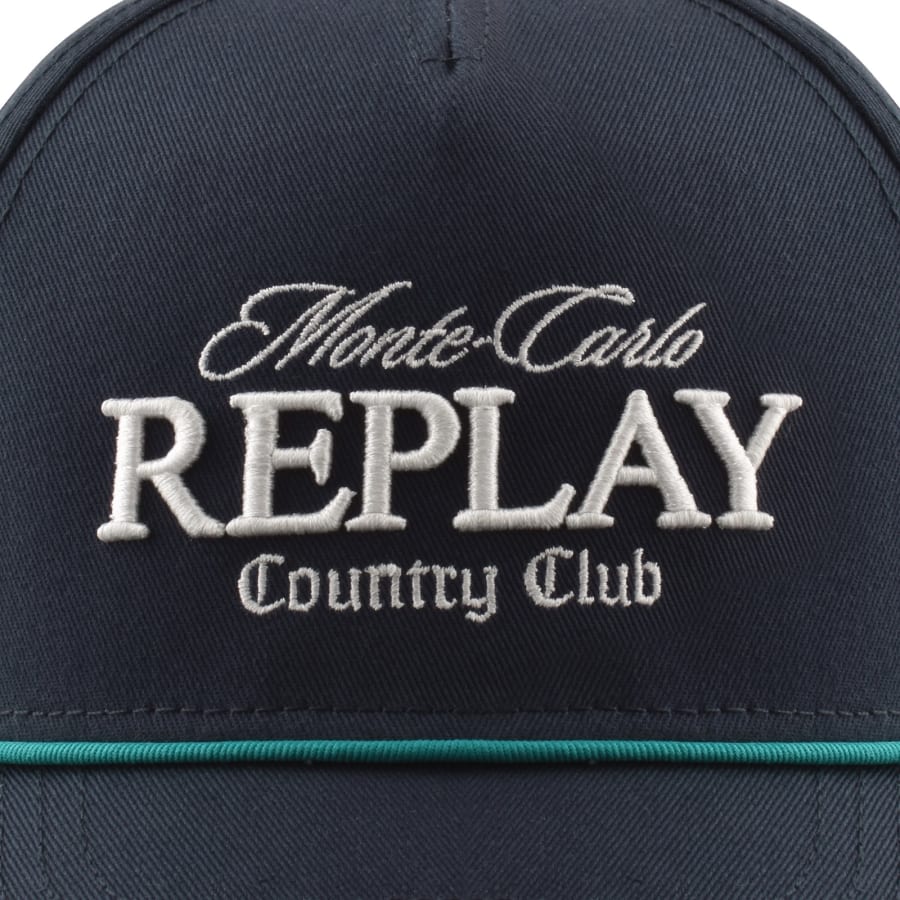 Image number 4 for Replay Baseball Cap Navy