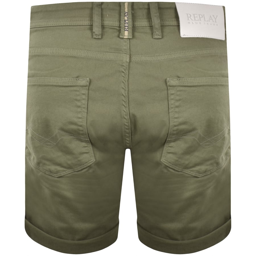Image number 3 for Replay RBJ 981 Shorts Green