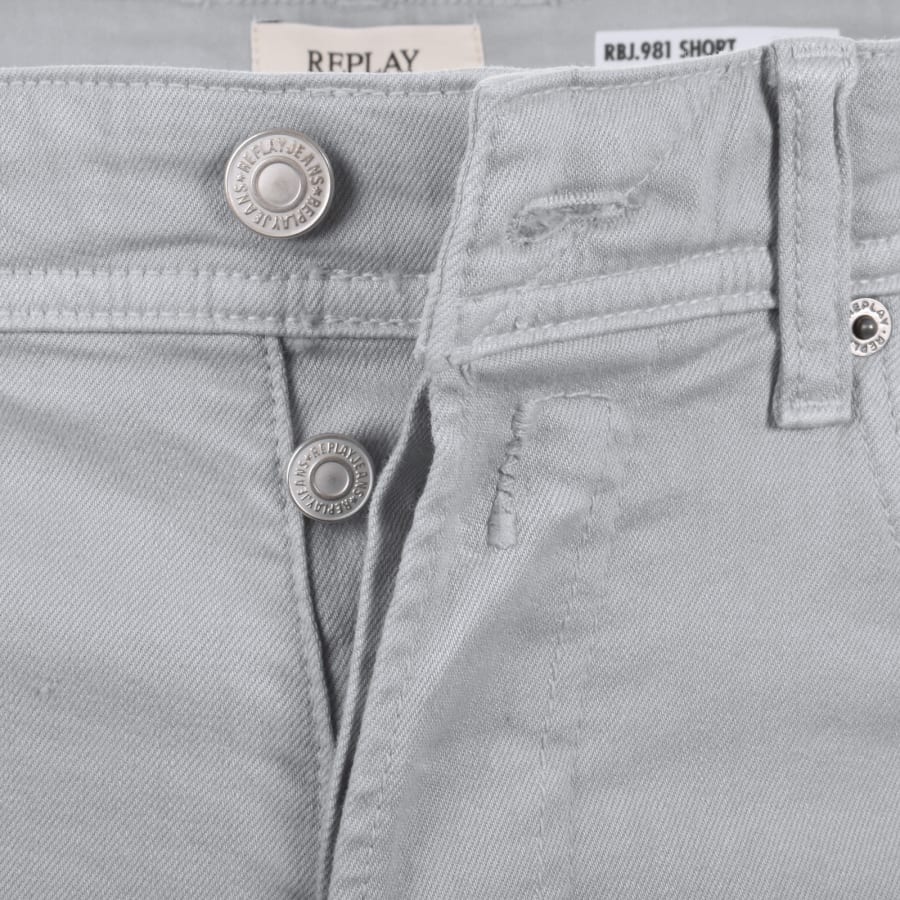 Image number 5 for Replay RBJ 981 Shorts Pale Blue
