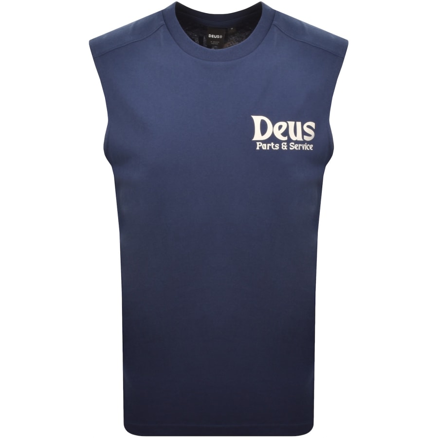 Image number 2 for Deus Ex Machina Knucklebones Vest Blue