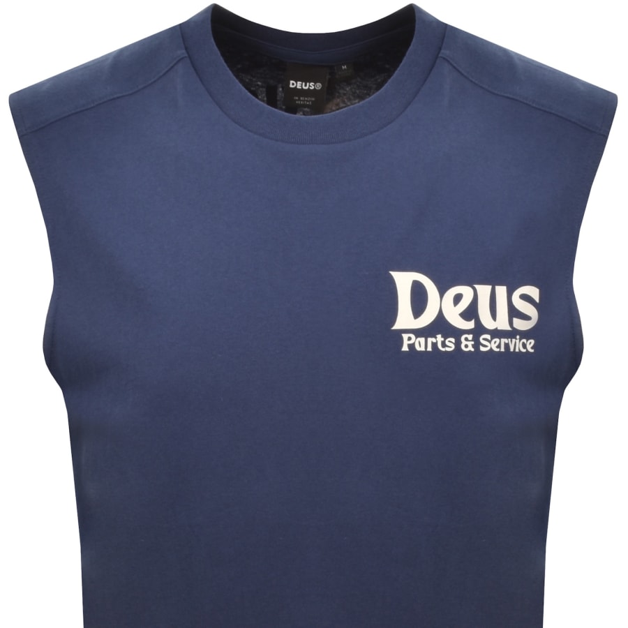 Image number 3 for Deus Ex Machina Knucklebones Vest Blue