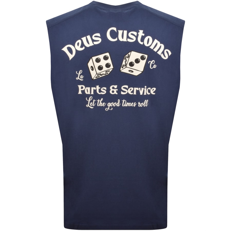 Image number 5 for Deus Ex Machina Knucklebones Vest Blue