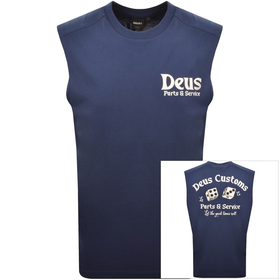 Image number 1 for Deus Ex Machina Knucklebones Vest Blue