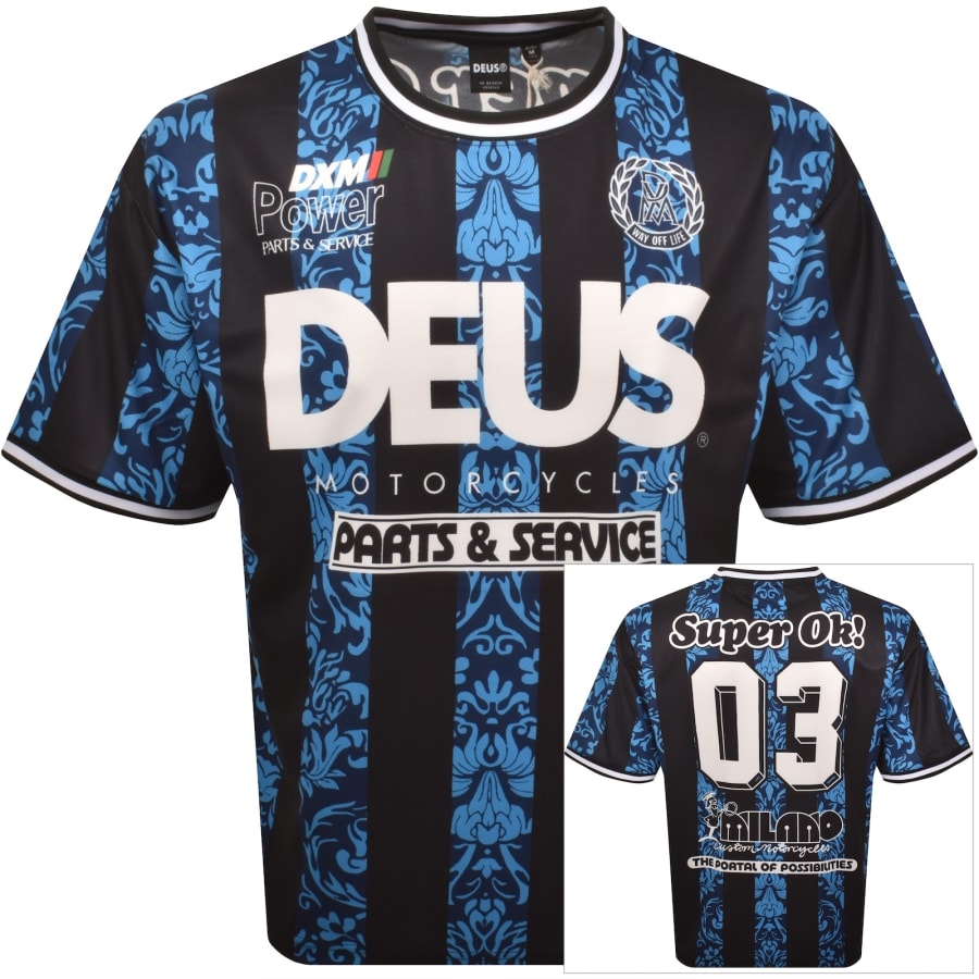 Image number 1 for Deus Ex Machina Nouveau Moto T Shirt Black