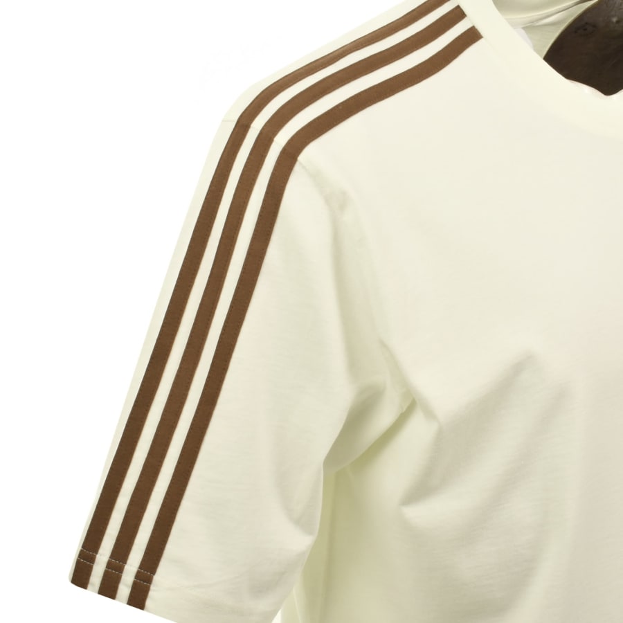 Image number 4 for adidas Originals Leo Infill T Shirt Off White