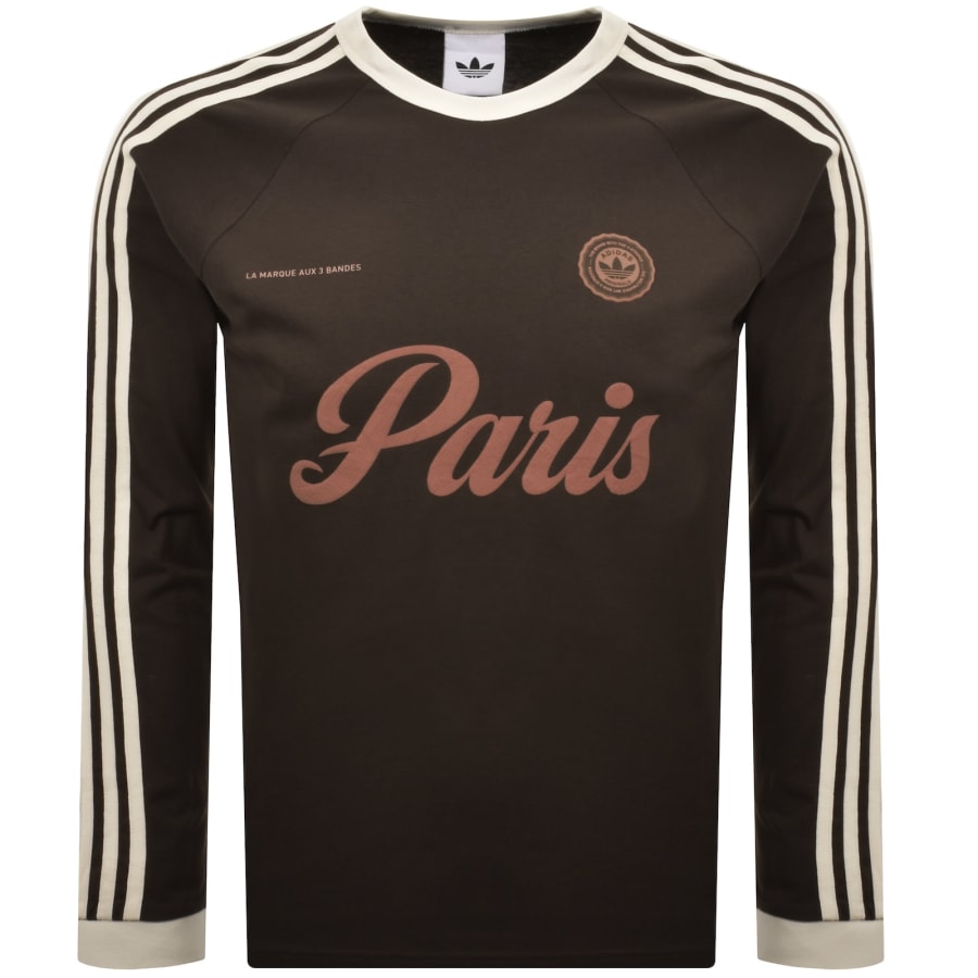 Image number 1 for adidas Originals Paris KC T Shirt Brown