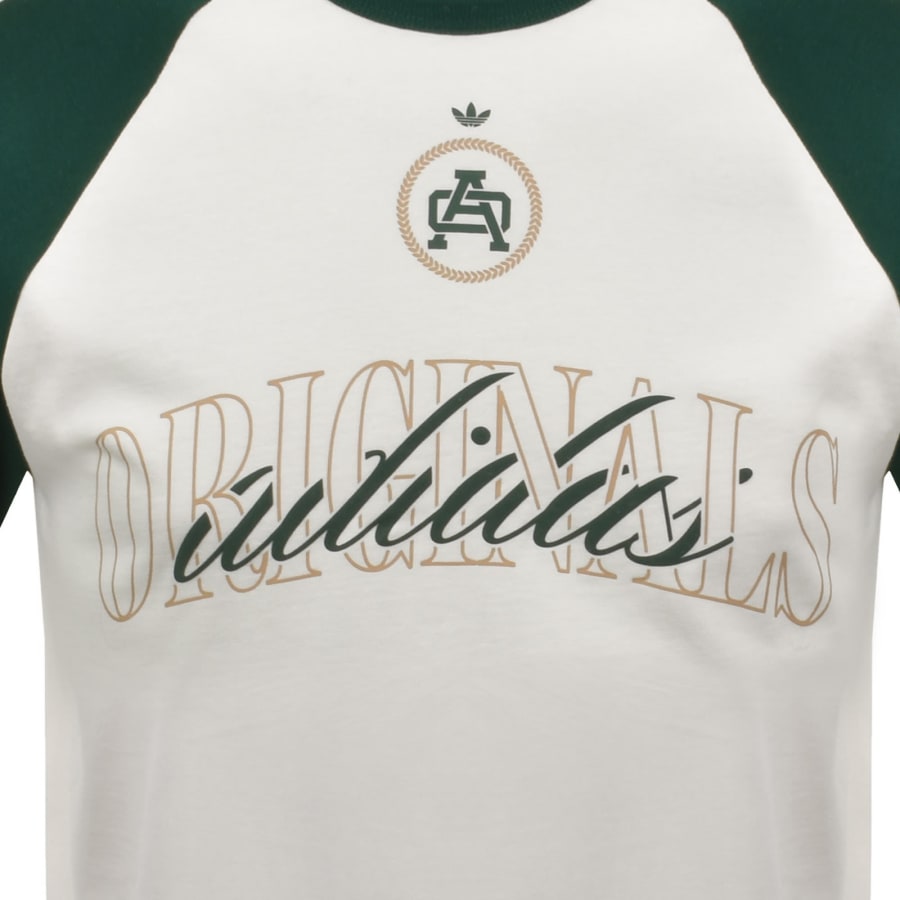 Image number 3 for adidas Originals Baseball GFX T Shirt White