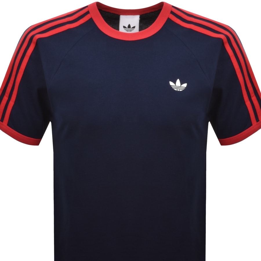 Image number 2 for adidas Originals 3S Cali T Shirt Navy