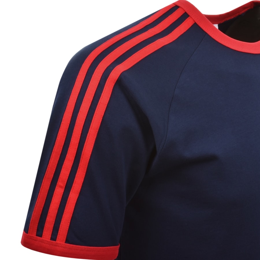 Image number 4 for adidas Originals 3S Cali T Shirt Navy