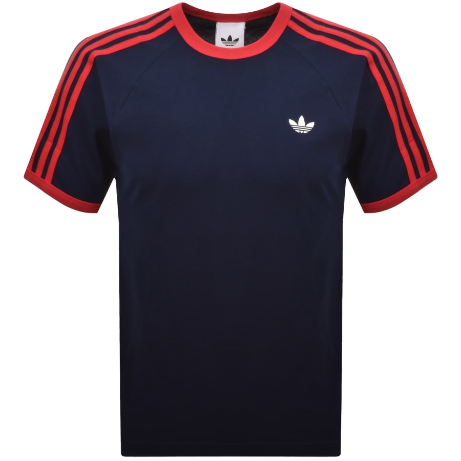 Image number 1 for adidas Originals 3S Cali T Shirt Navy
