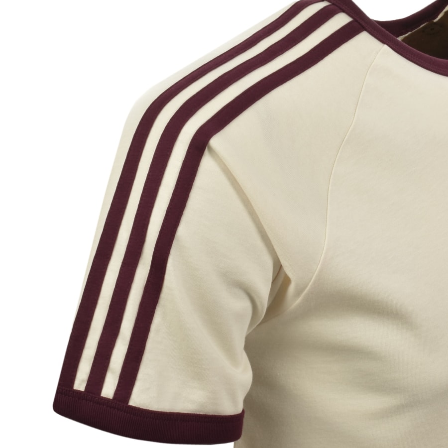 Image number 4 for adidas Originals 3S T Shirt Cream