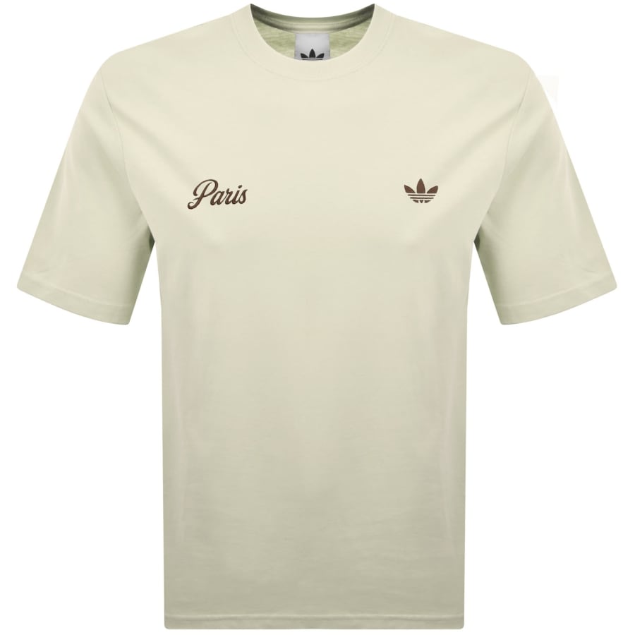 Image number 1 for adidas Originals Paris KC T Shirt Cream