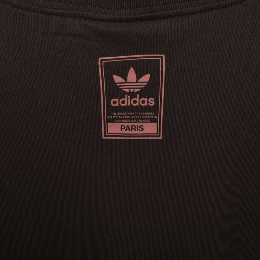Image number 3 for adidas Originals Paris KC T Shirt Brown