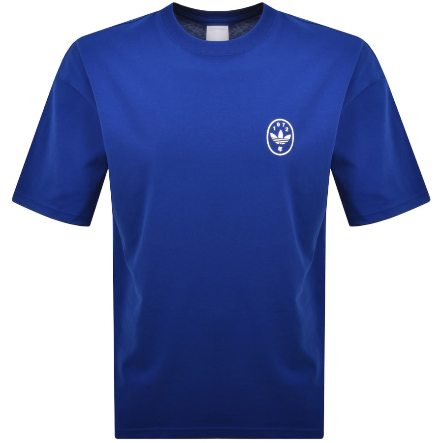 Image number 2 for adidas Originals Koi GFX T Shirt Blue