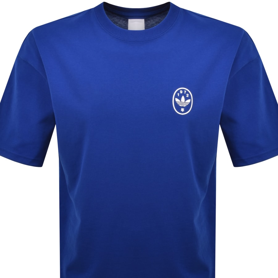 Image number 3 for adidas Originals Koi GFX T Shirt Blue