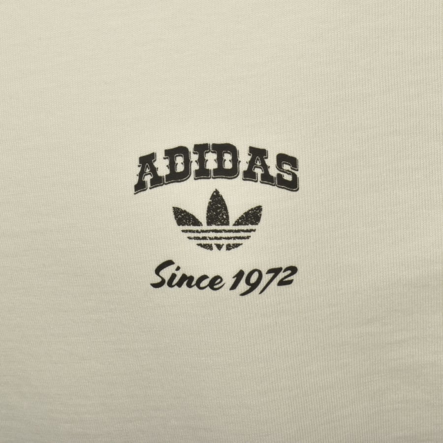 Image number 4 for adidas Originals Boots GFX T Shirt Beige