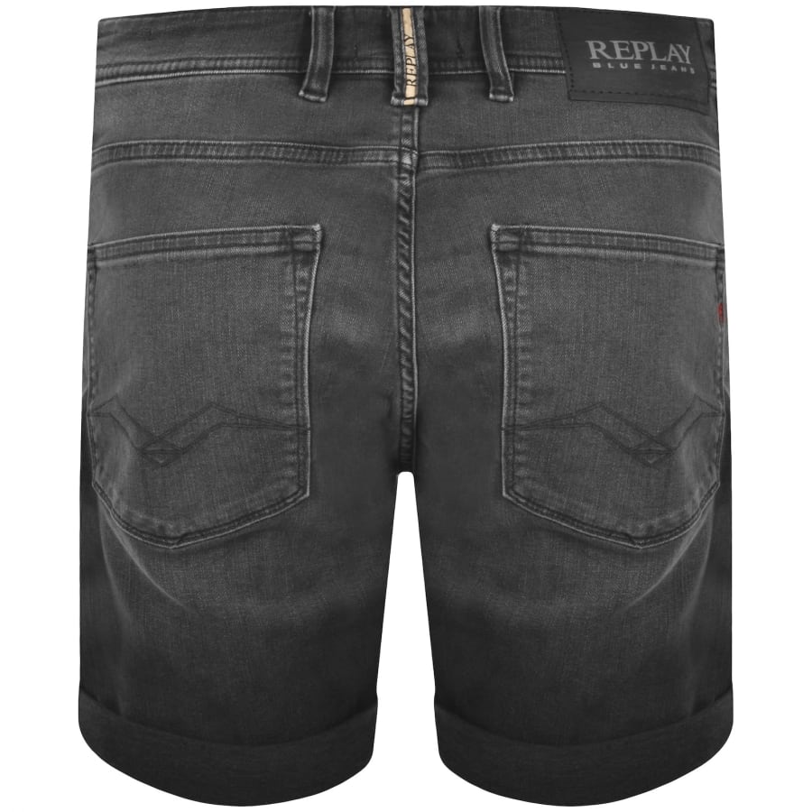 Image number 3 for Replay RBJ 981 Shorts Dark Grey