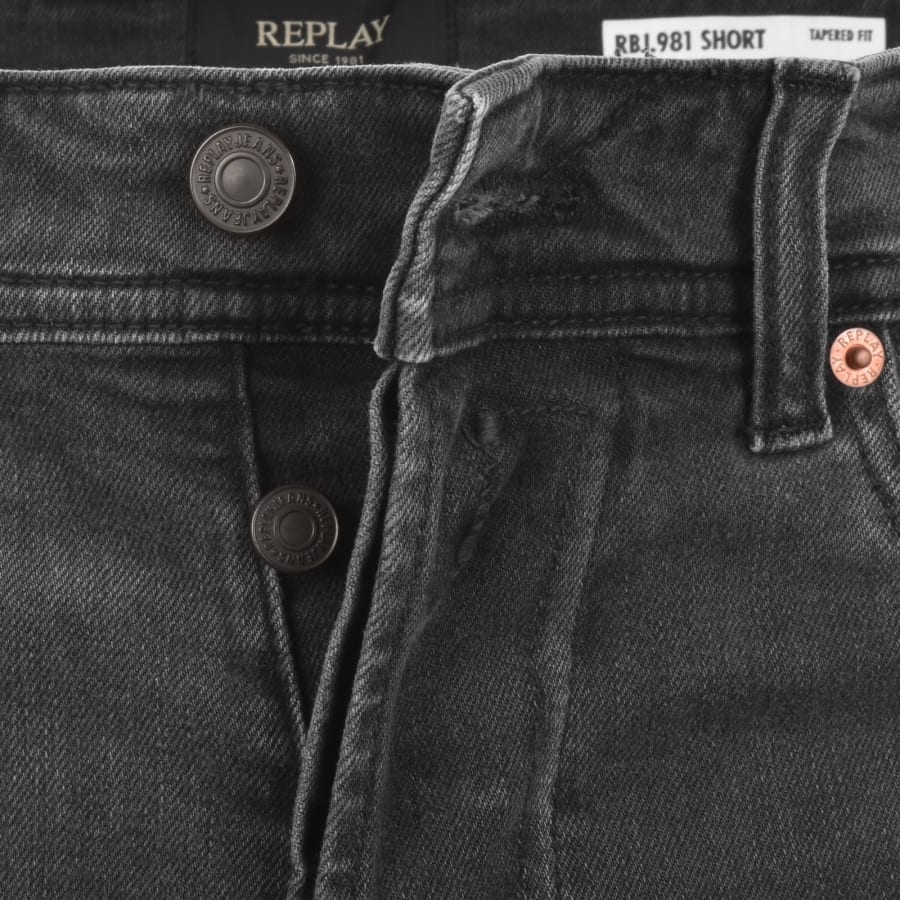Image number 5 for Replay RBJ 981 Shorts Dark Grey
