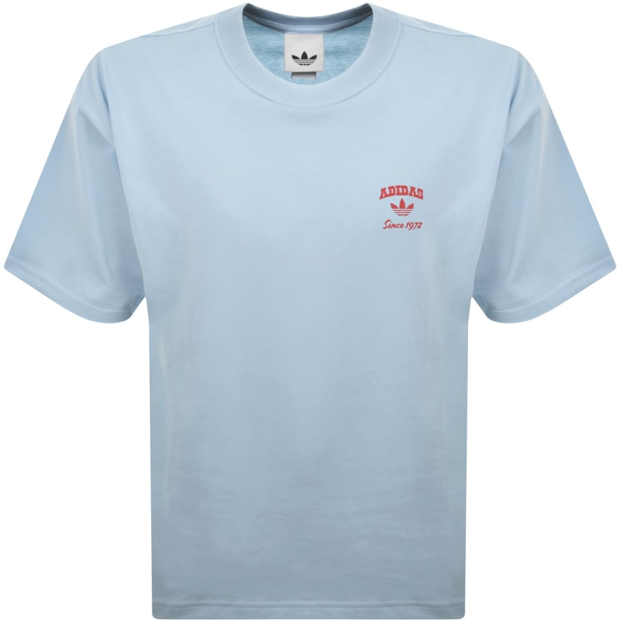 Image number 2 for adidas Originals Boots GFX T Shirt Blue