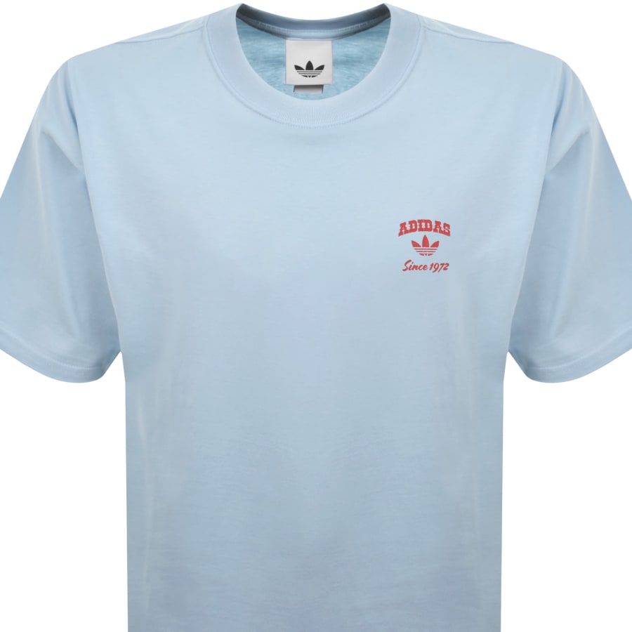 Image number 3 for adidas Originals Boots GFX T Shirt Blue
