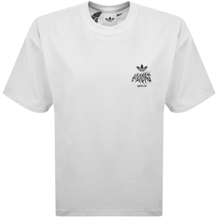 Image number 2 for adidas Originals Berlin GFX T Shirt White