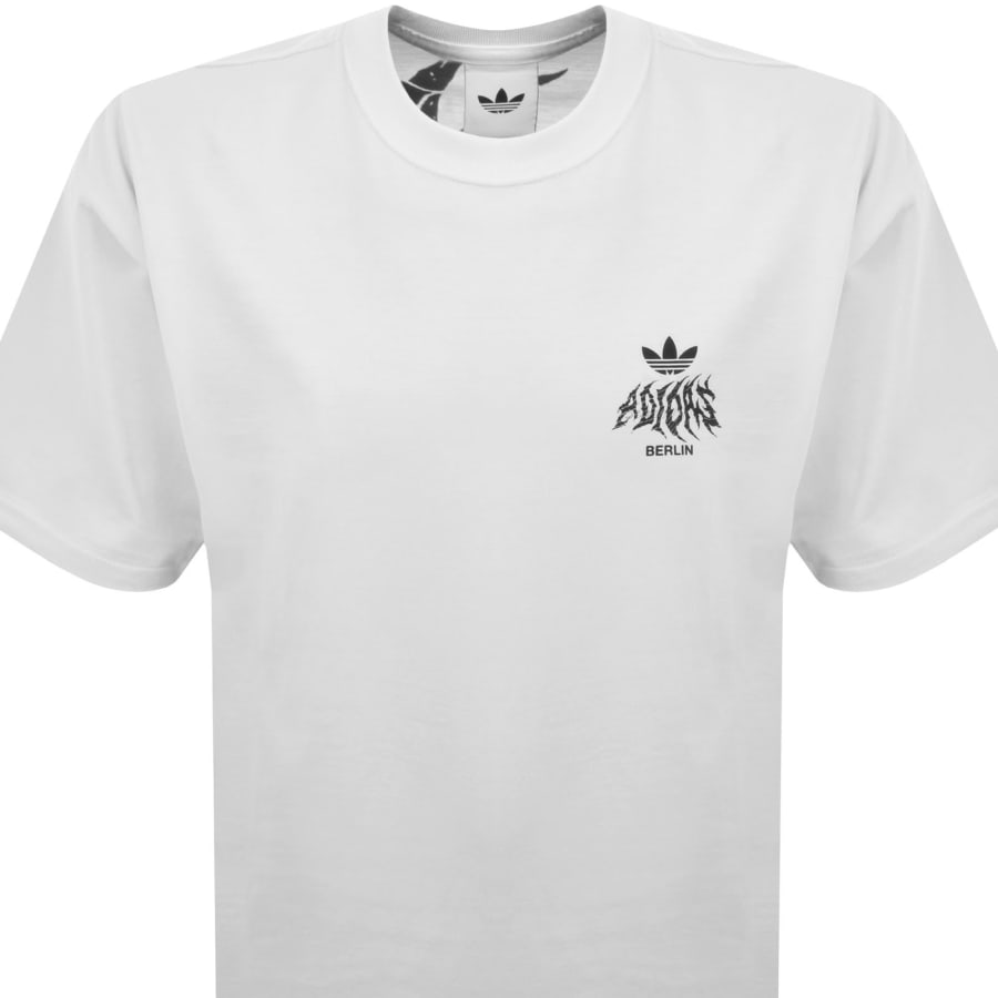 Image number 3 for adidas Originals Berlin GFX T Shirt White
