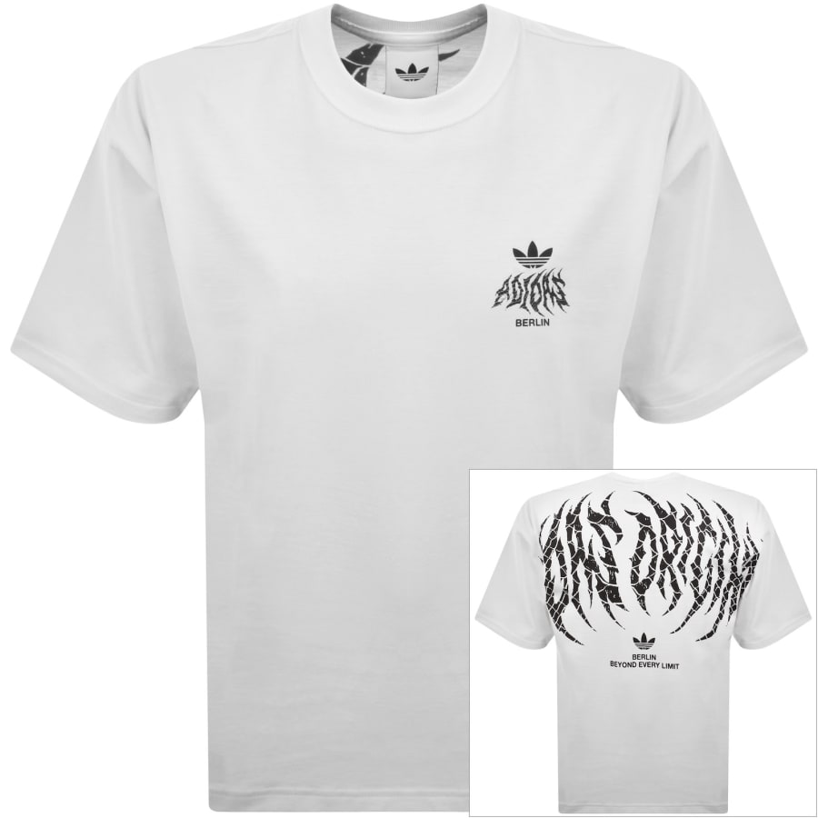 Image number 1 for adidas Originals Berlin GFX T Shirt White