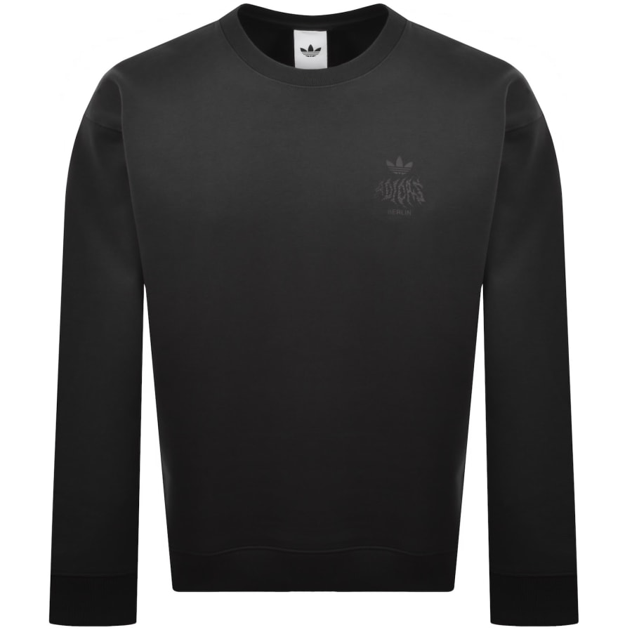 Image number 2 for adidas Originals Berlin GFX Sweatshirt Black