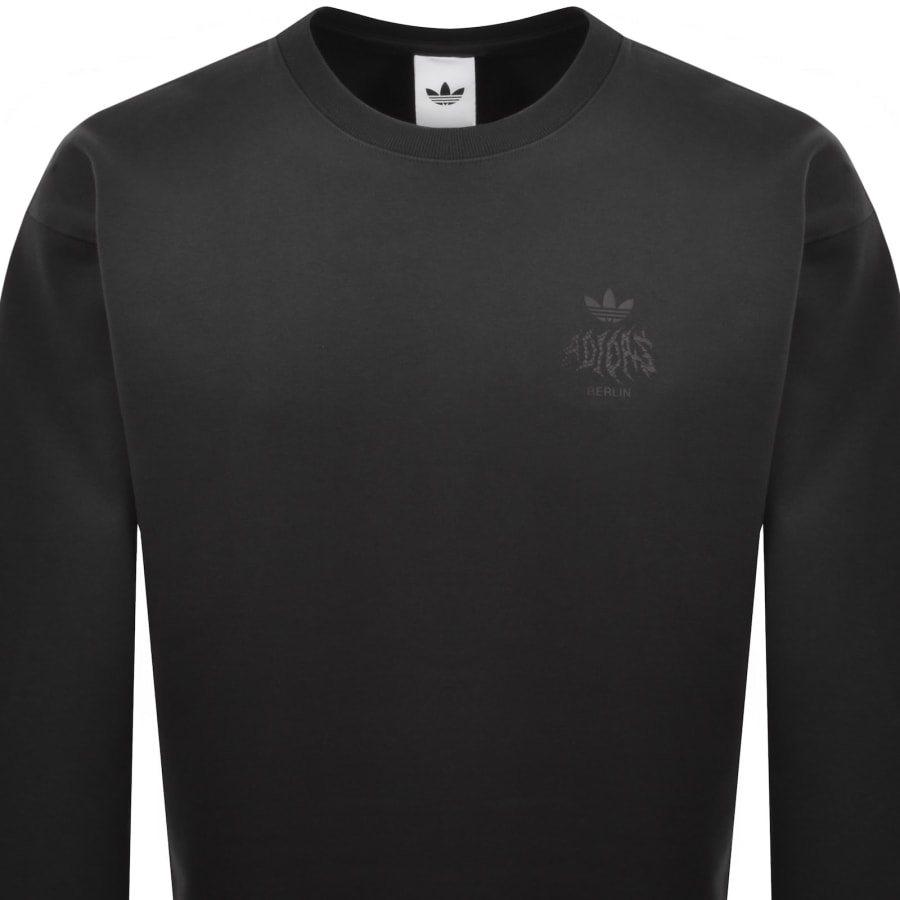 Image number 3 for adidas Originals Berlin GFX Sweatshirt Black