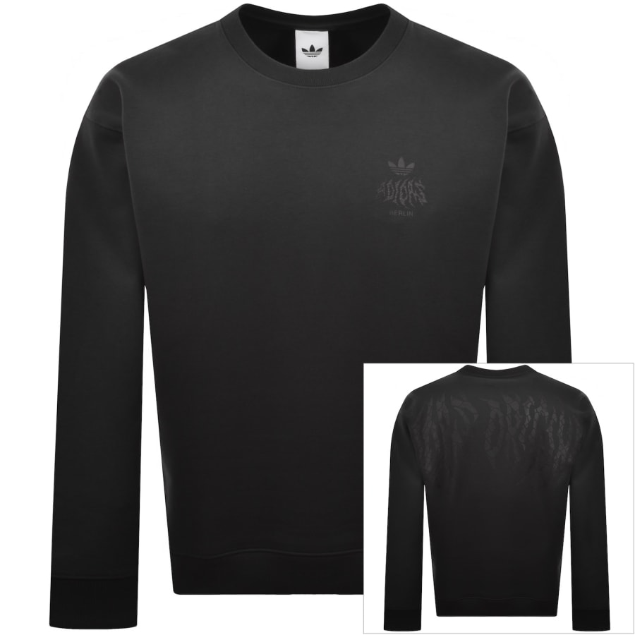 Image number 1 for adidas Originals Berlin GFX Sweatshirt Black
