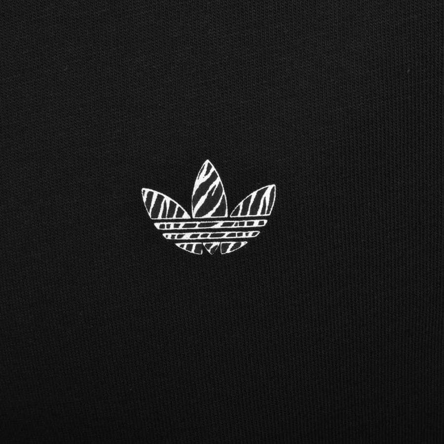 Image number 3 for adidas Originals Zebra Infill T Shirt Black