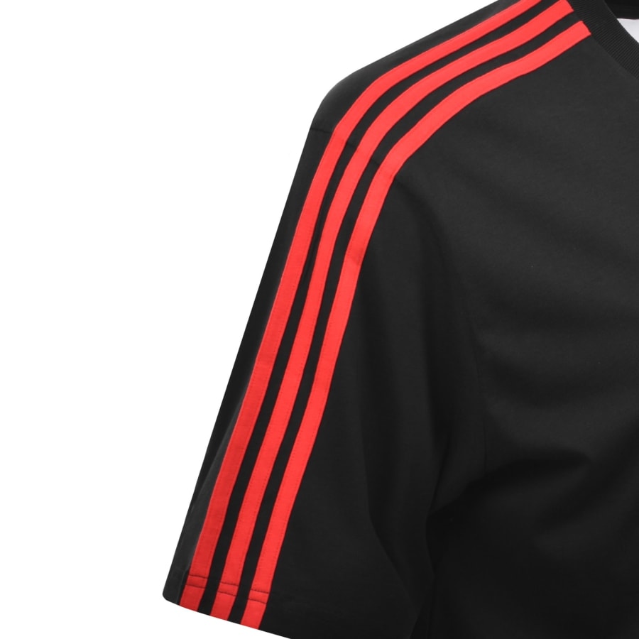 Image number 4 for adidas Originals Zebra Infill T Shirt Black