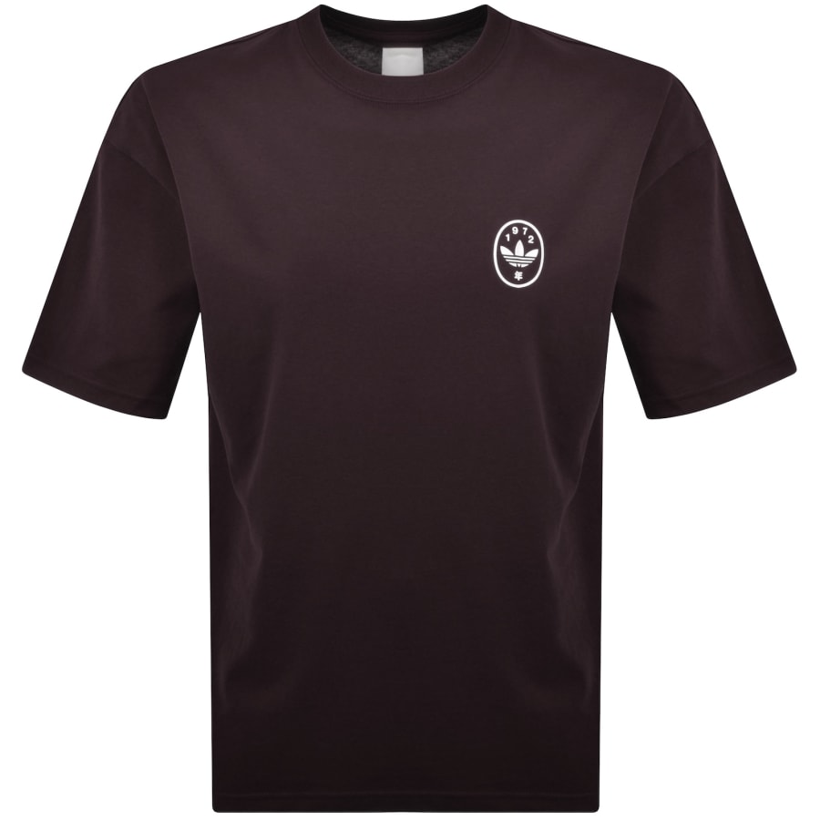 Image number 2 for adidas Originals Koi GFX T Shirt Brown