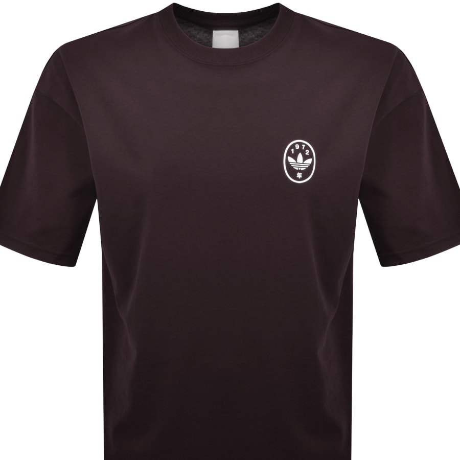 Image number 3 for adidas Originals Koi GFX T Shirt Brown