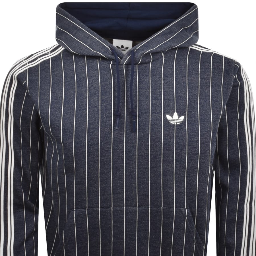 Image number 2 for adidas Originals Pin Hoodie Navy