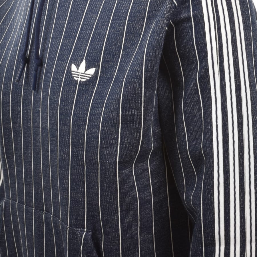 Image number 4 for adidas Originals Pin Hoodie Navy
