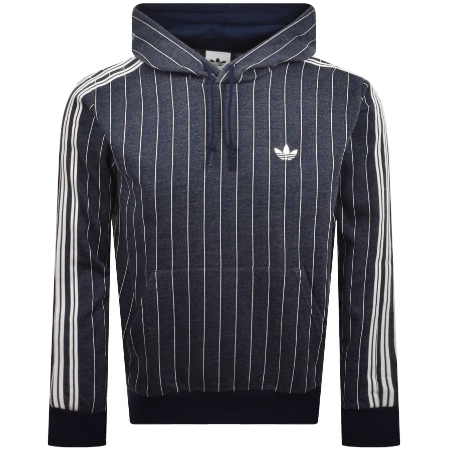 Image number 1 for adidas Originals Pin Hoodie Navy