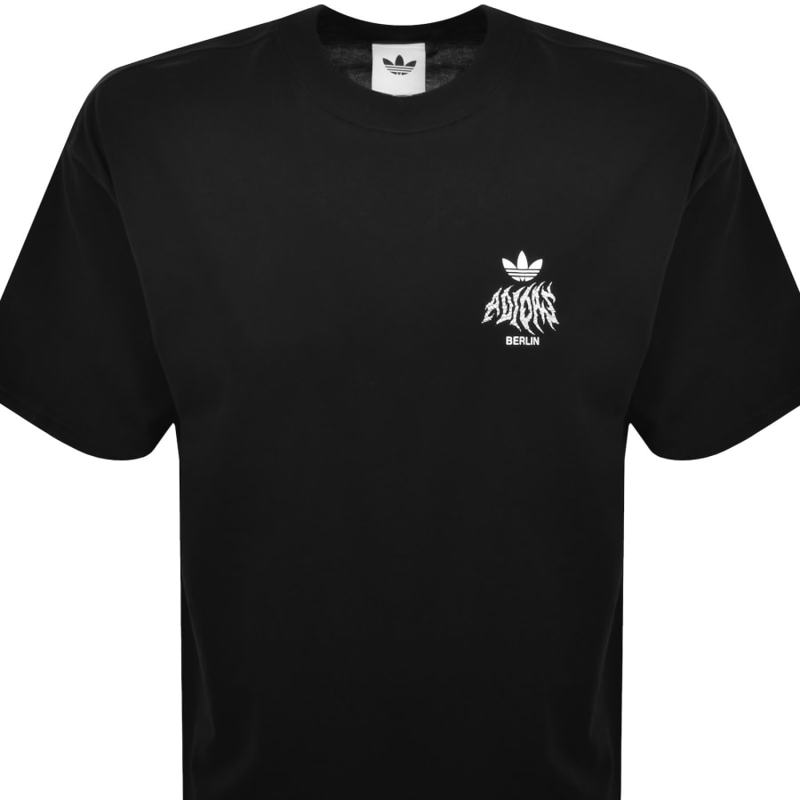 Image number 3 for adidas Originals Berlin GFX T Shirt Black
