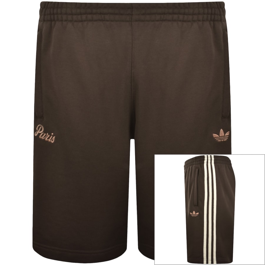 Image number 1 for adidas Originals Paris KC Shorts Brown