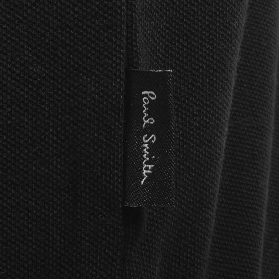 Image number 3 for Paul Smith Button Front Polo Shirt Black