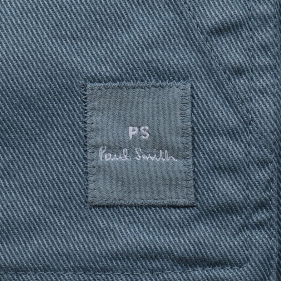Image number 3 for Paul Smith Chore Overshirt Blue