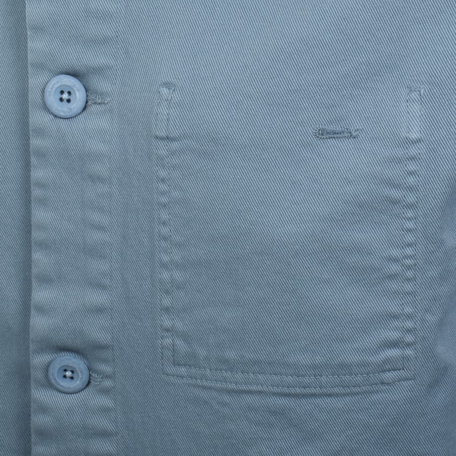 Image number 4 for Paul Smith Chore Overshirt Blue