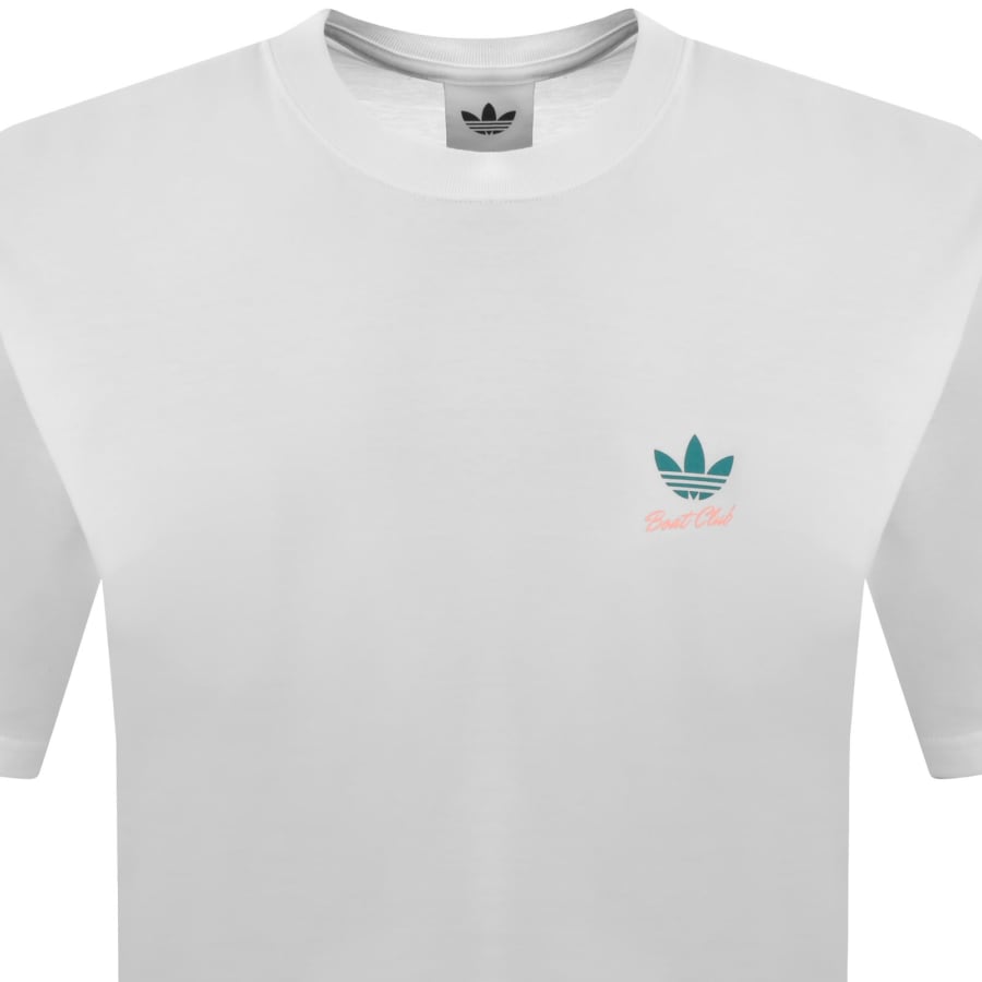 Image number 3 for adidas Originals Postcard GFX T Shirt White