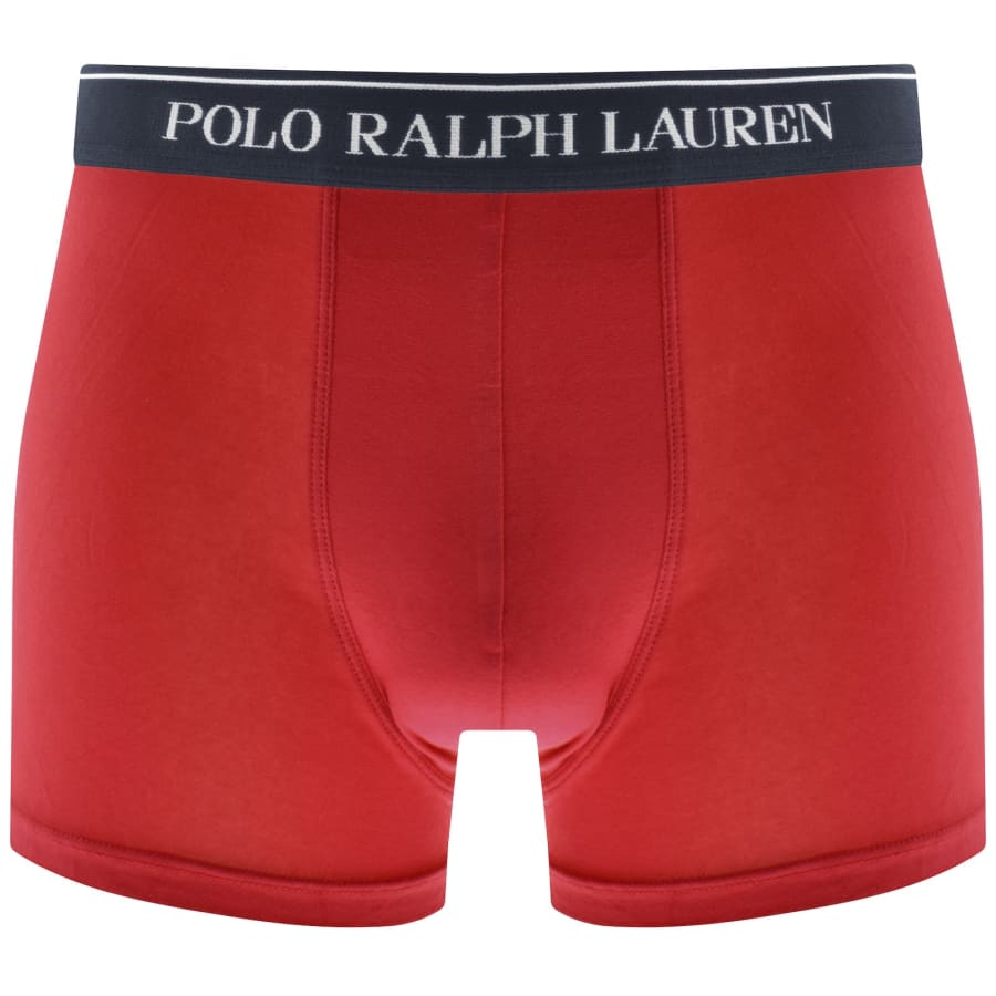 Image number 3 for Ralph Lauren Underwear 3 Pack Trunks Multi