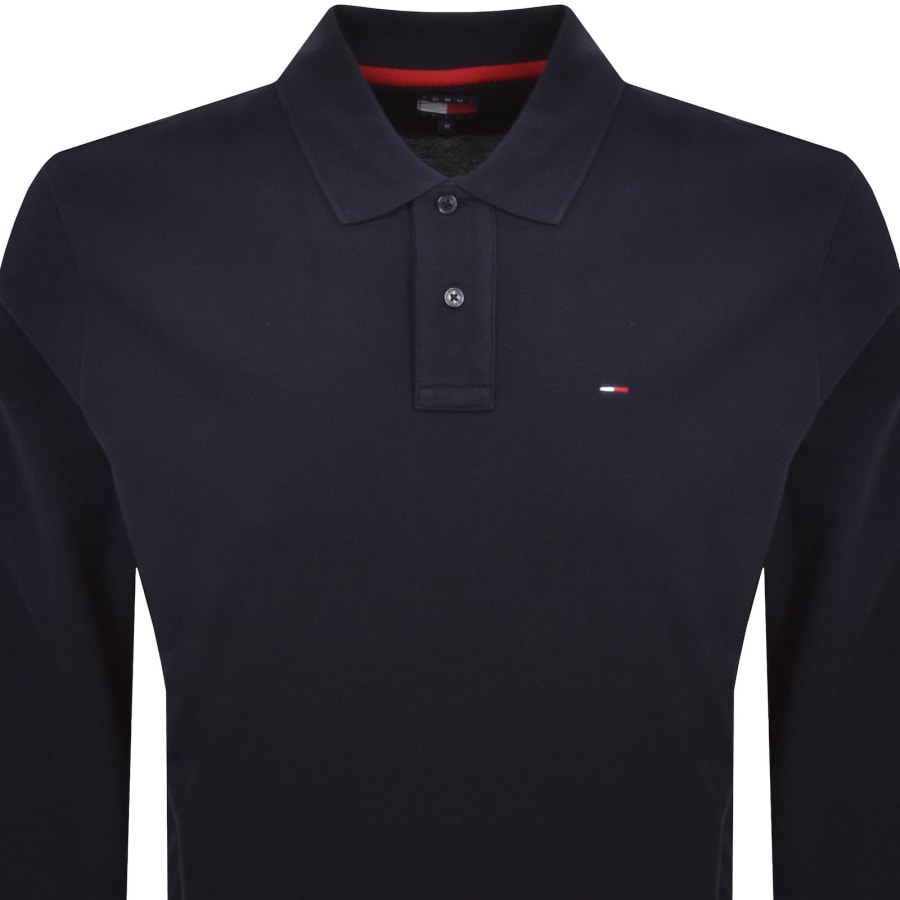 Image number 2 for Tommy Jeans Essential Polo T Shirt Dark Blue