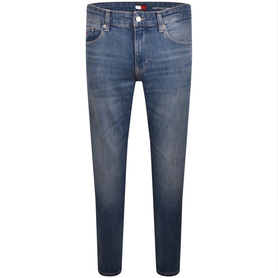 Image number 2 for Tommy Jeans Austin Slim Tapered Jeans Blue