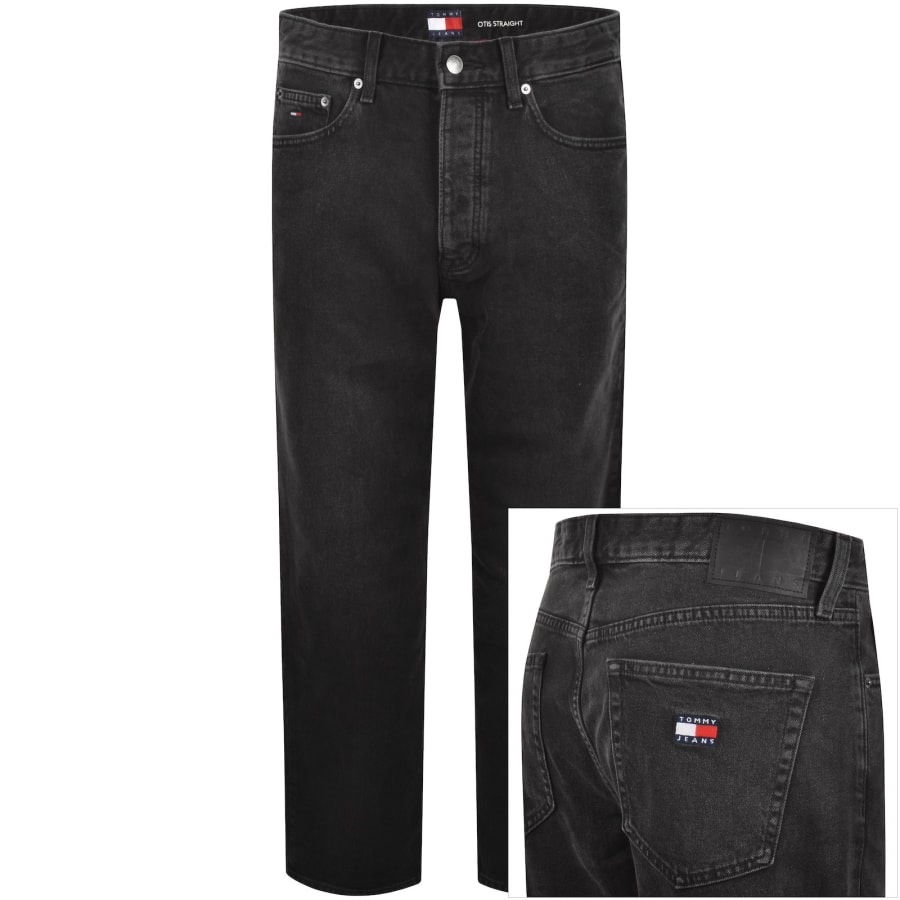 Image number 1 for Tommy Jeans Otis Straight Jeans Black