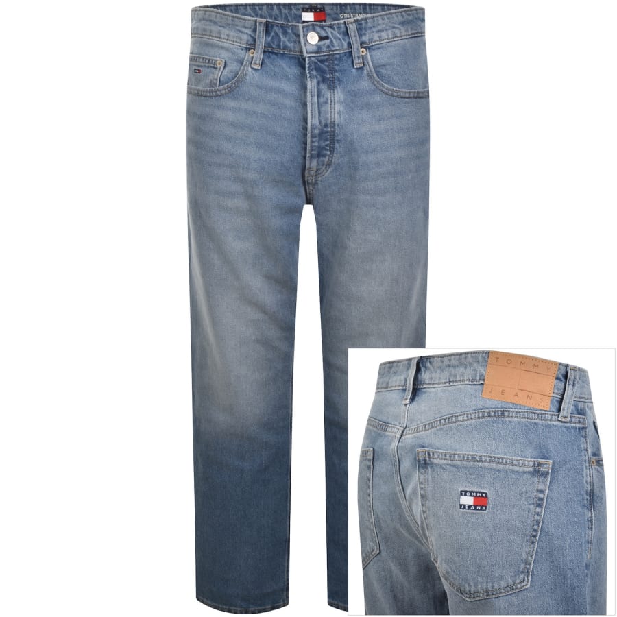 Image number 1 for Tommy Jeans Otis Straight Jeans Medium Blue
